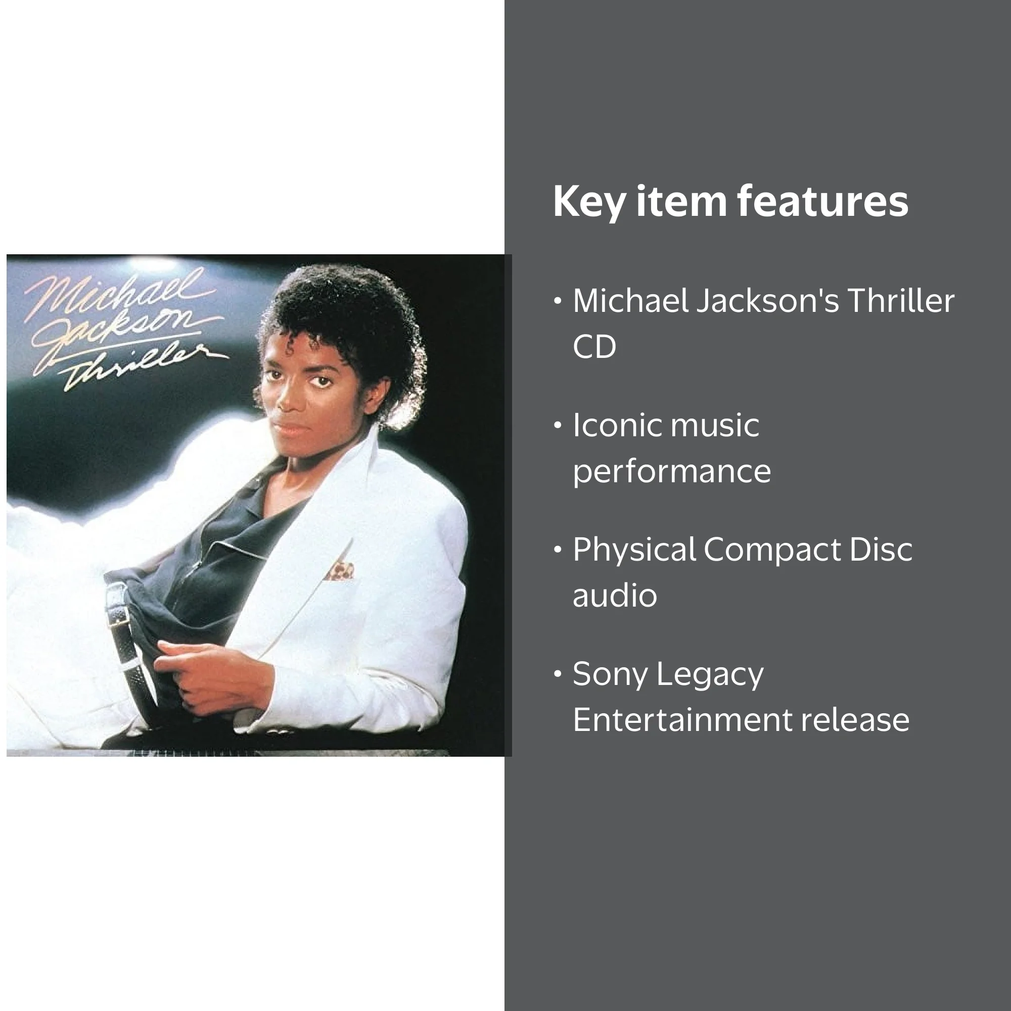 Michael Jackson - Thriller - Music & Performance - CD - Walmart.com