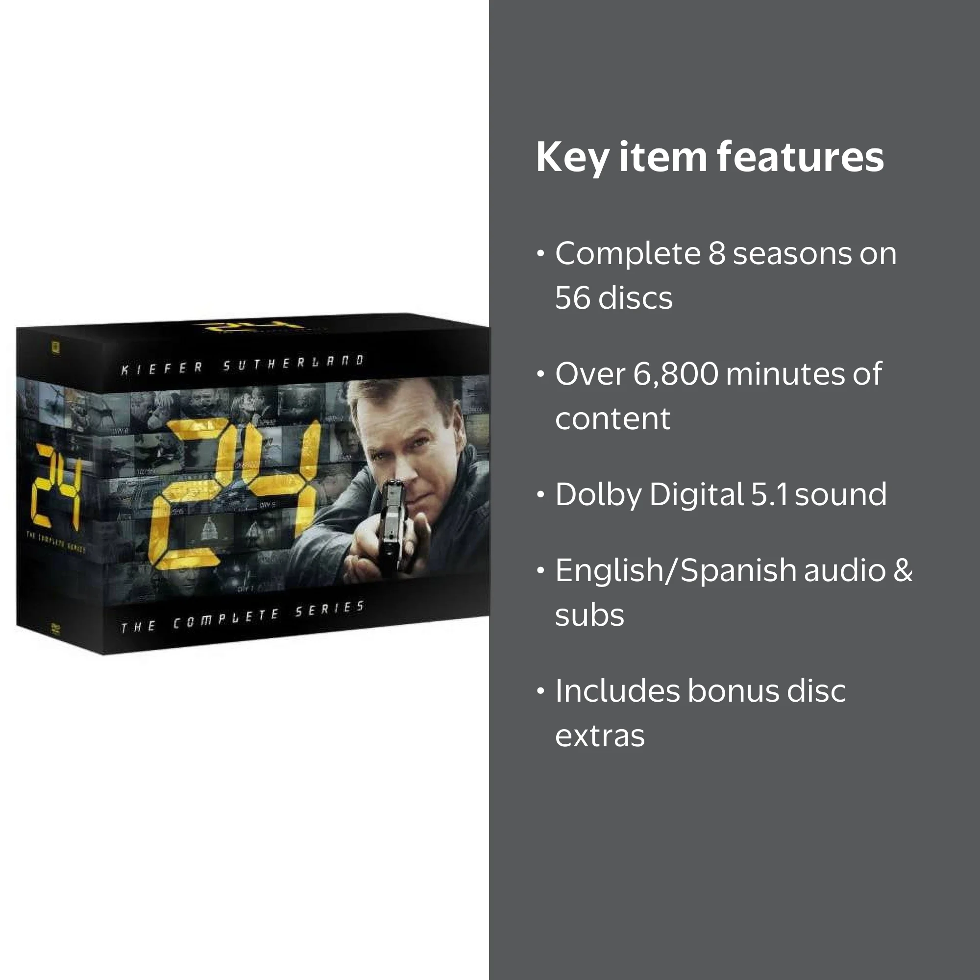 24: The Complete Series (DVD), Seasons 1-8, Drama - Walmart.com