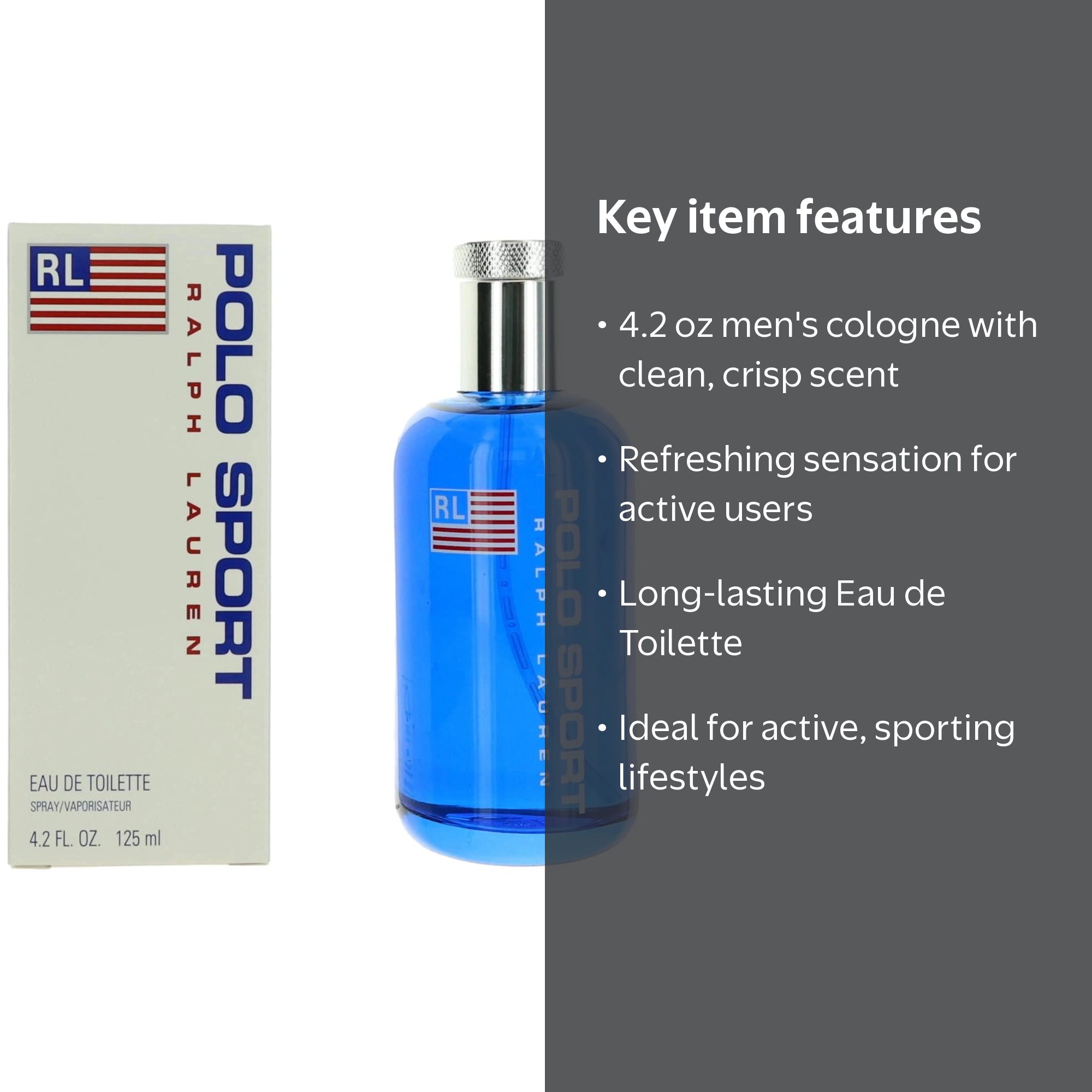 Ralph Lauren Polo Sport Cologne for Men - 4.2 oz Eau De Toilette