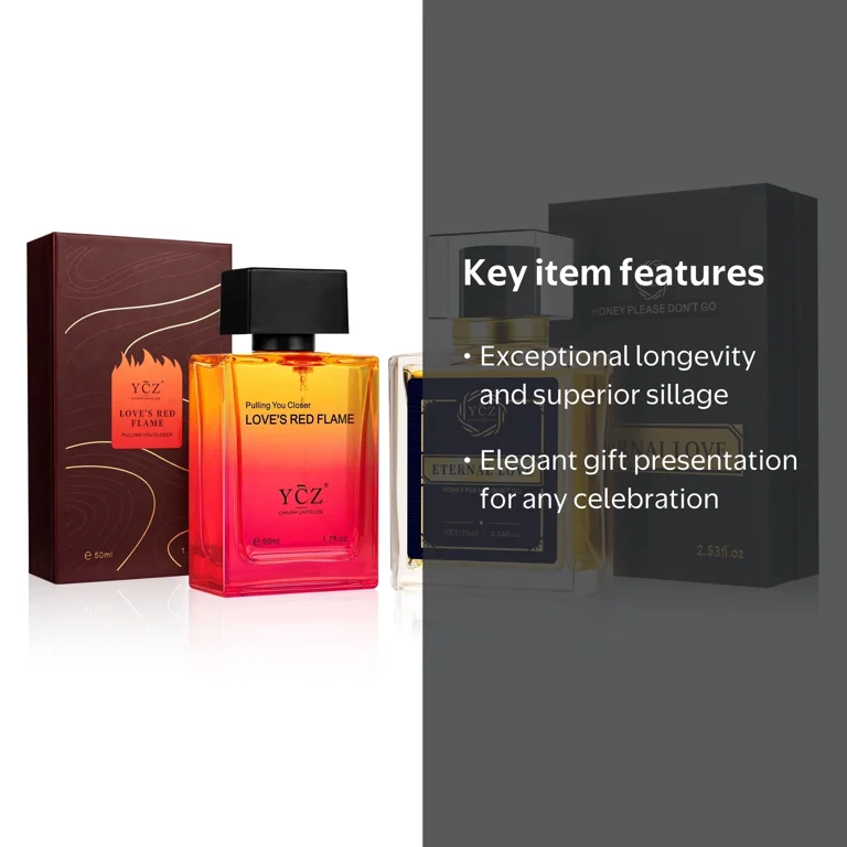 Ycz Men‚Äôs Perfume Gift Set - Carnival Eternal Love & LOVE'S RED