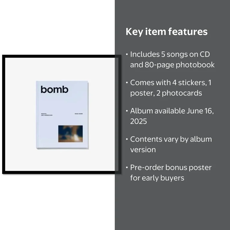 ILLIT - [BOMB] 3rd Mini Album MAGIC BOMB Version - Walmart.com