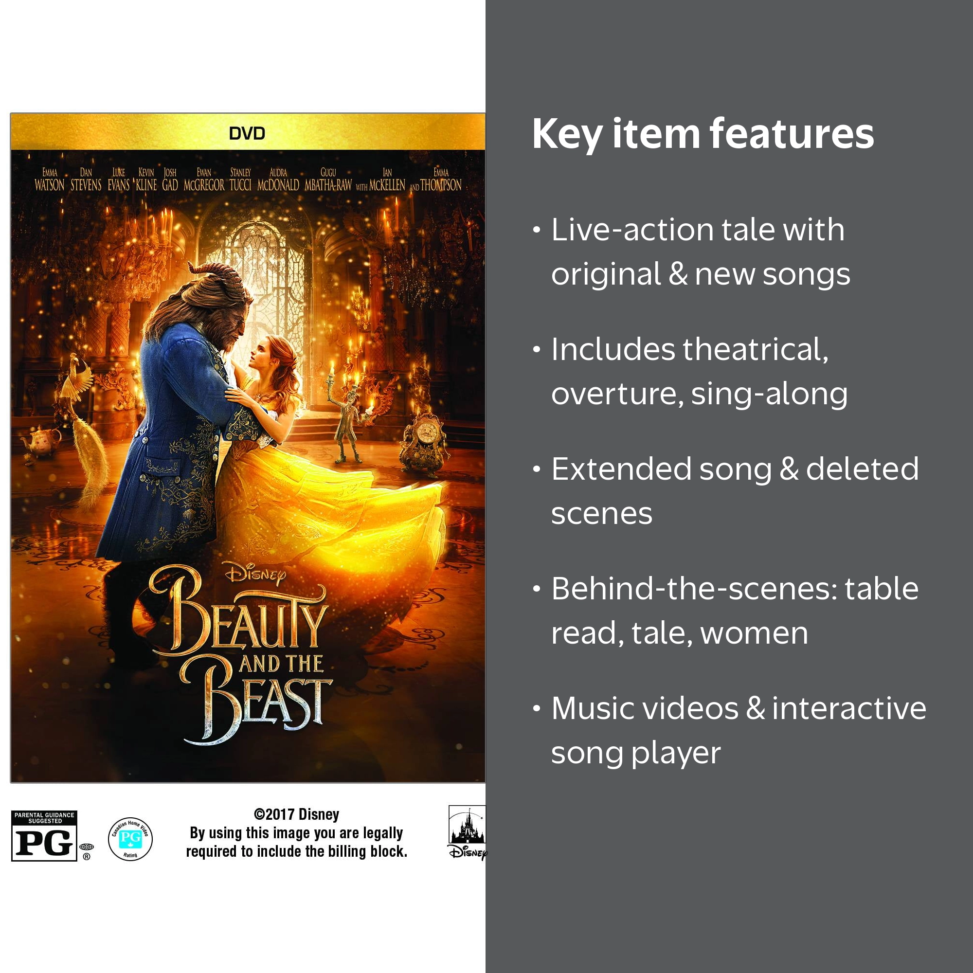 Buena Vista Home Entertainment, DVD, Beauty And The Beast Live