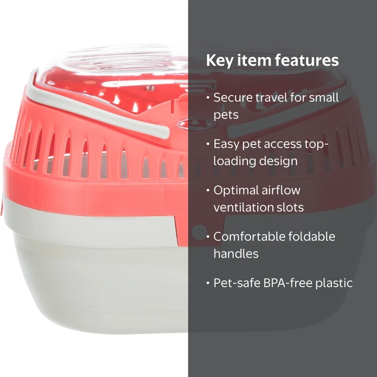 TRIXIE, PASTIC CARRIER, Pico Transport Crate, Portable Travel Pet