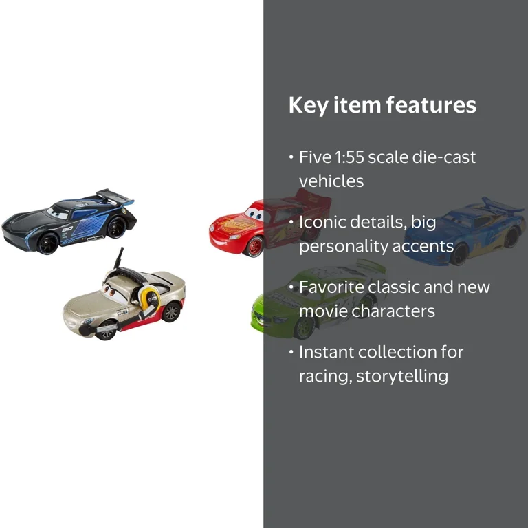 Disney Pixar Cars 3 Piston Cup Race 5-Pack Die-Cast Vehicles