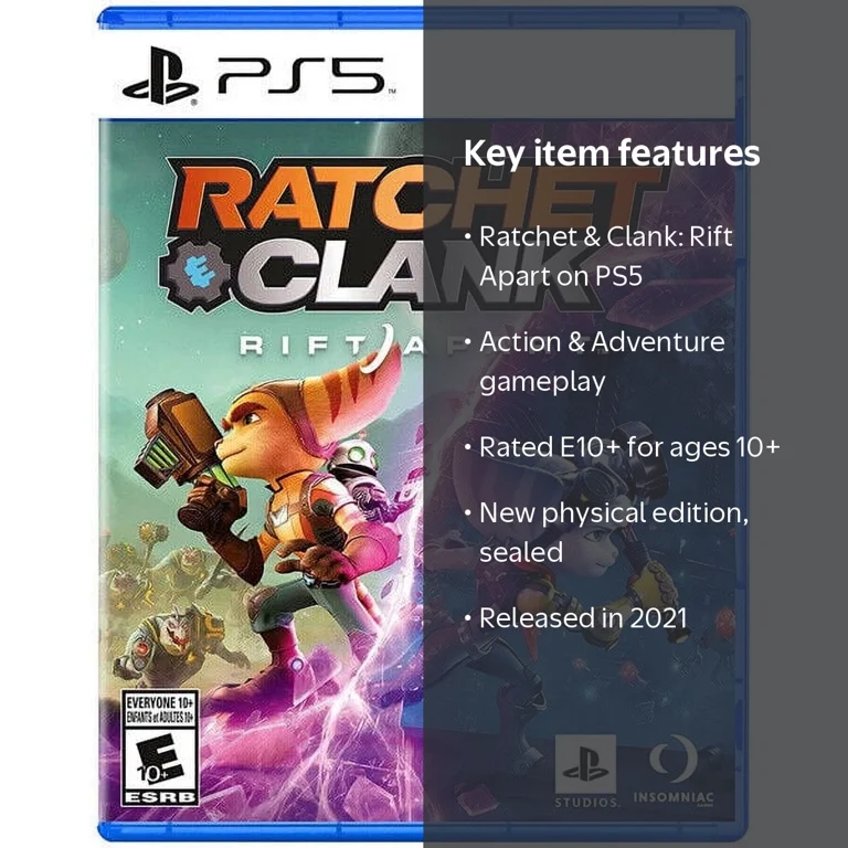 その他 Ratchet & Clank: Rift Apart Ratchet And Clank: Rift Apart PS5 - For PS5 - E10+ (Everyone 10