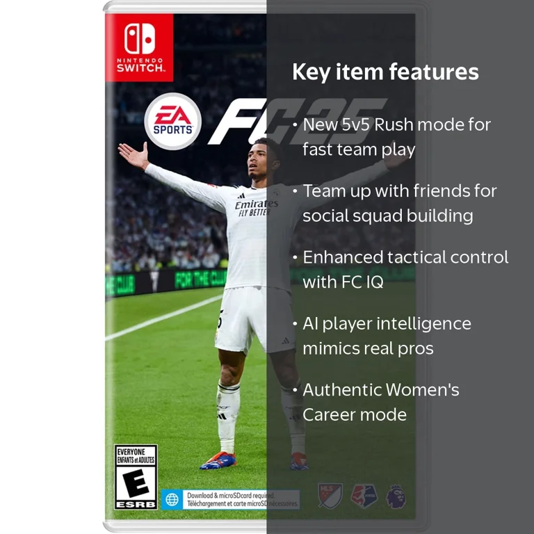 EA Sports FC 25, Nintendo Switch Video Game with Women‚Äôs Career