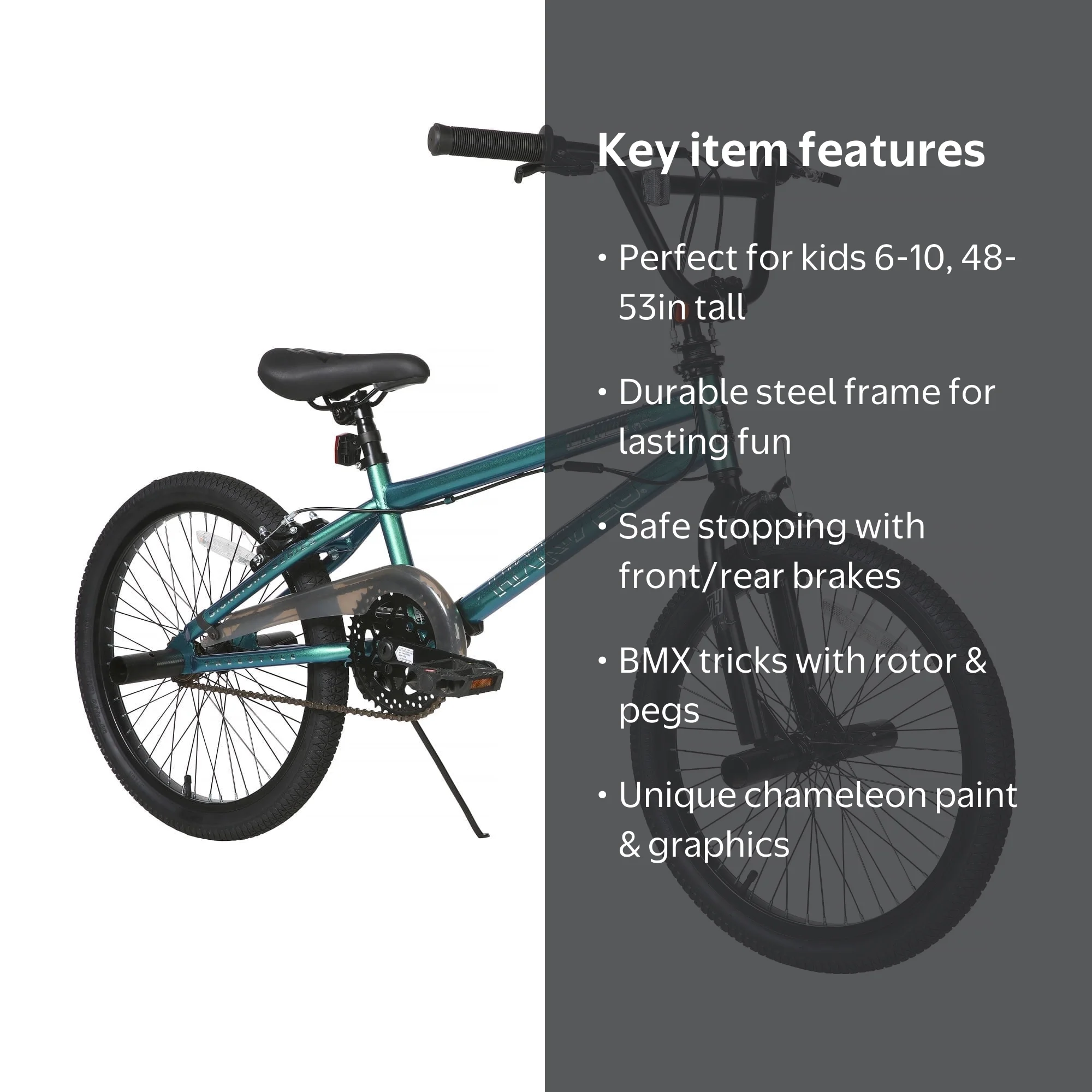 Dynacraft Tony Hawk 720 20-inch Boys BMX Bicycle with Pegs for