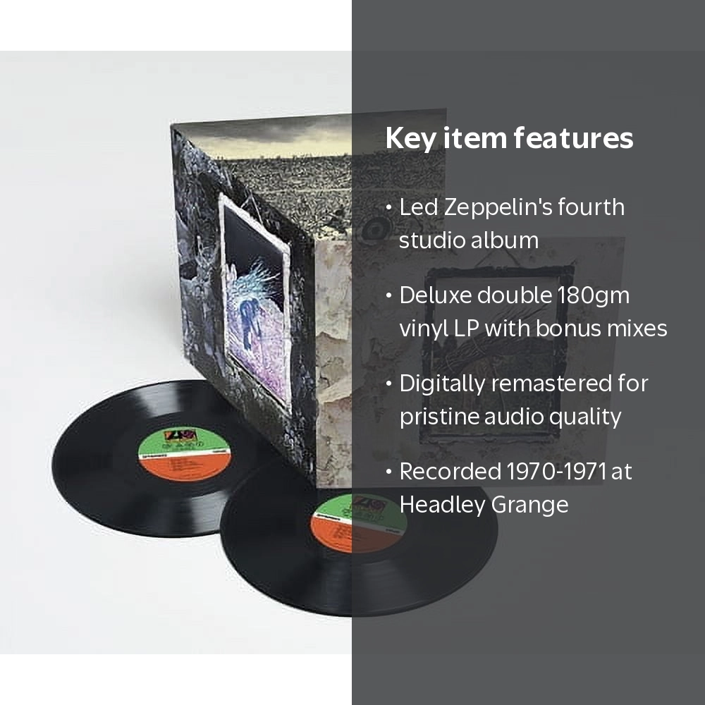 Led Zeppelin - Led Zeppelin IV - Vinyl - Deluxe 180gm Double LP +