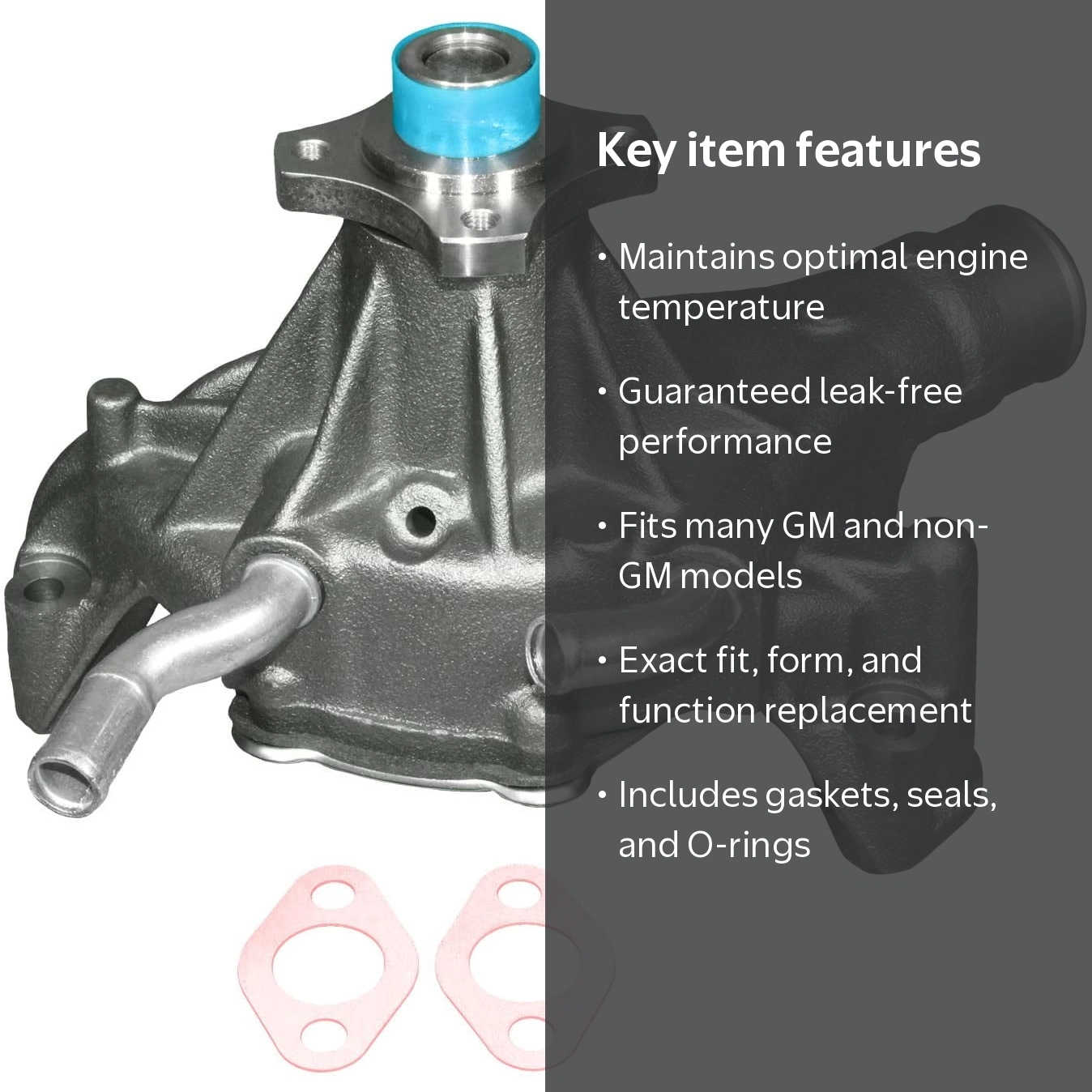 SRA　60×40×40 ACDelco, Water Pump Kit, 252-711, Gasket and Seal Included