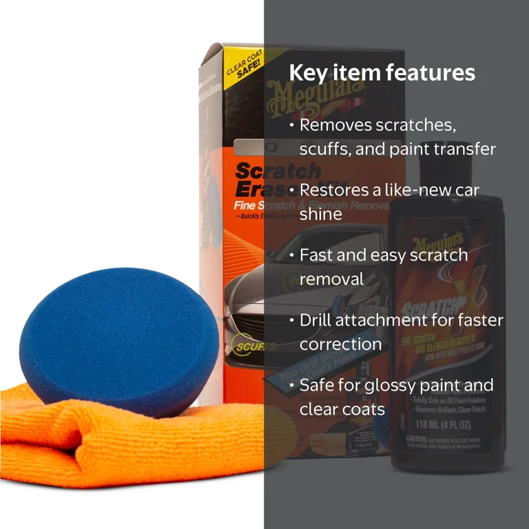 2 pack) Meguiars G190200 Quik Scratch Remover CHEMICAL - Walmart.com