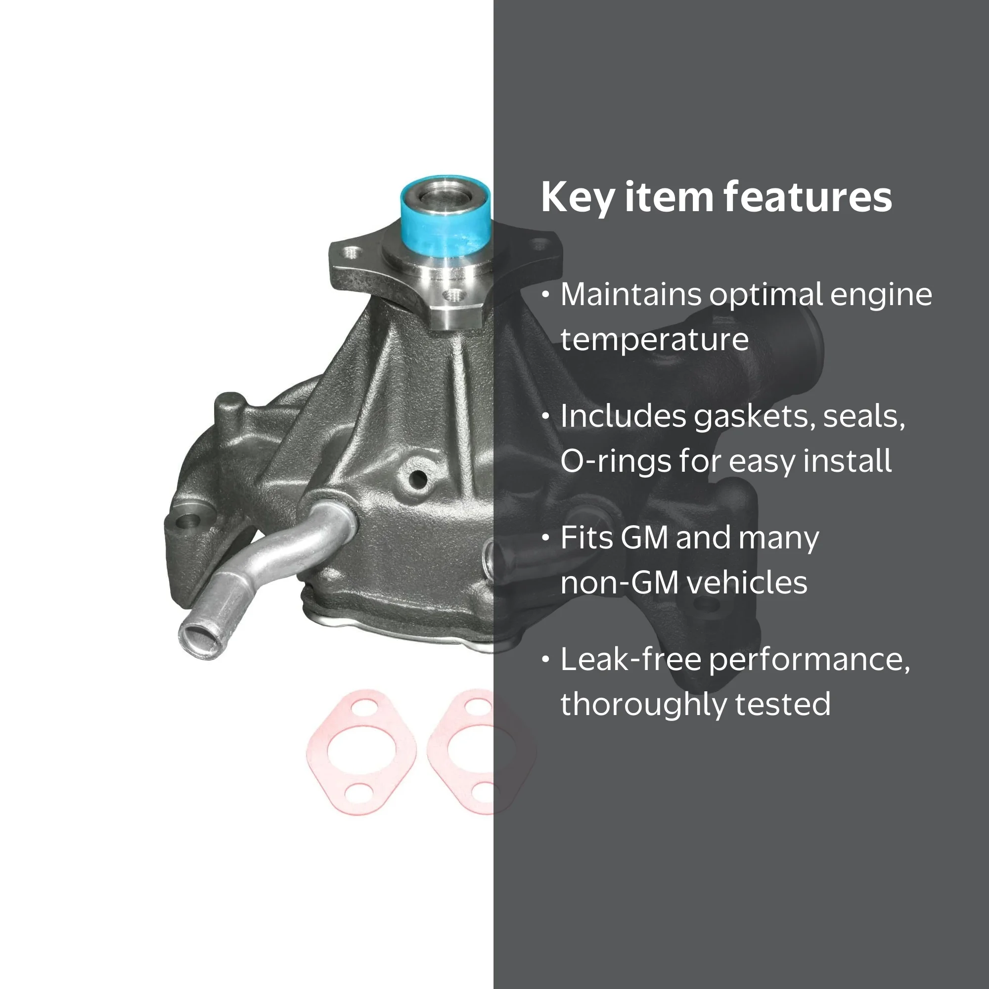 ACDelco Professional 252-711 Water Pump Kit Fits select: 1999-2013