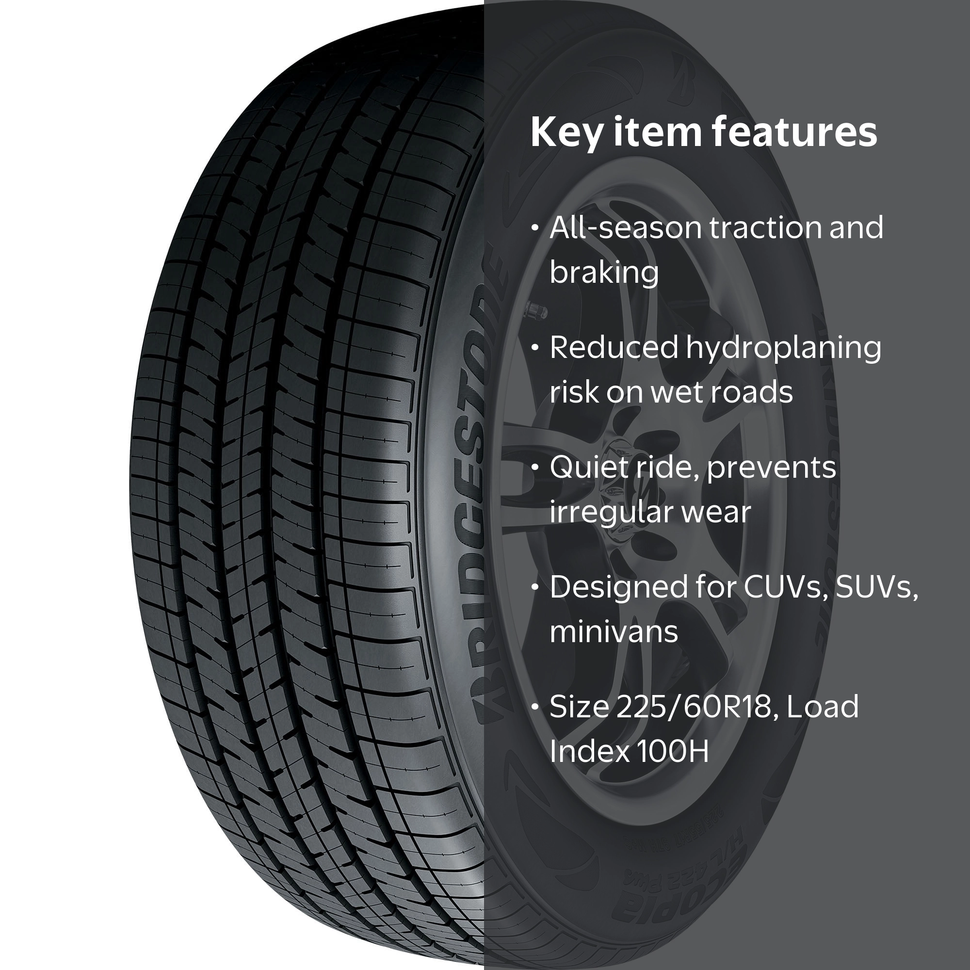 Bridgestone Ecopia H/L 422 Plus 225/60R18 100H All-Season