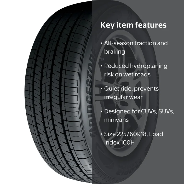 Bridgestone Ecopia H/L 422 Plus 225/60R18 100H All-Season Bridgestone Ecopia H/L 422 Plus 225/60R18 100H All-Season