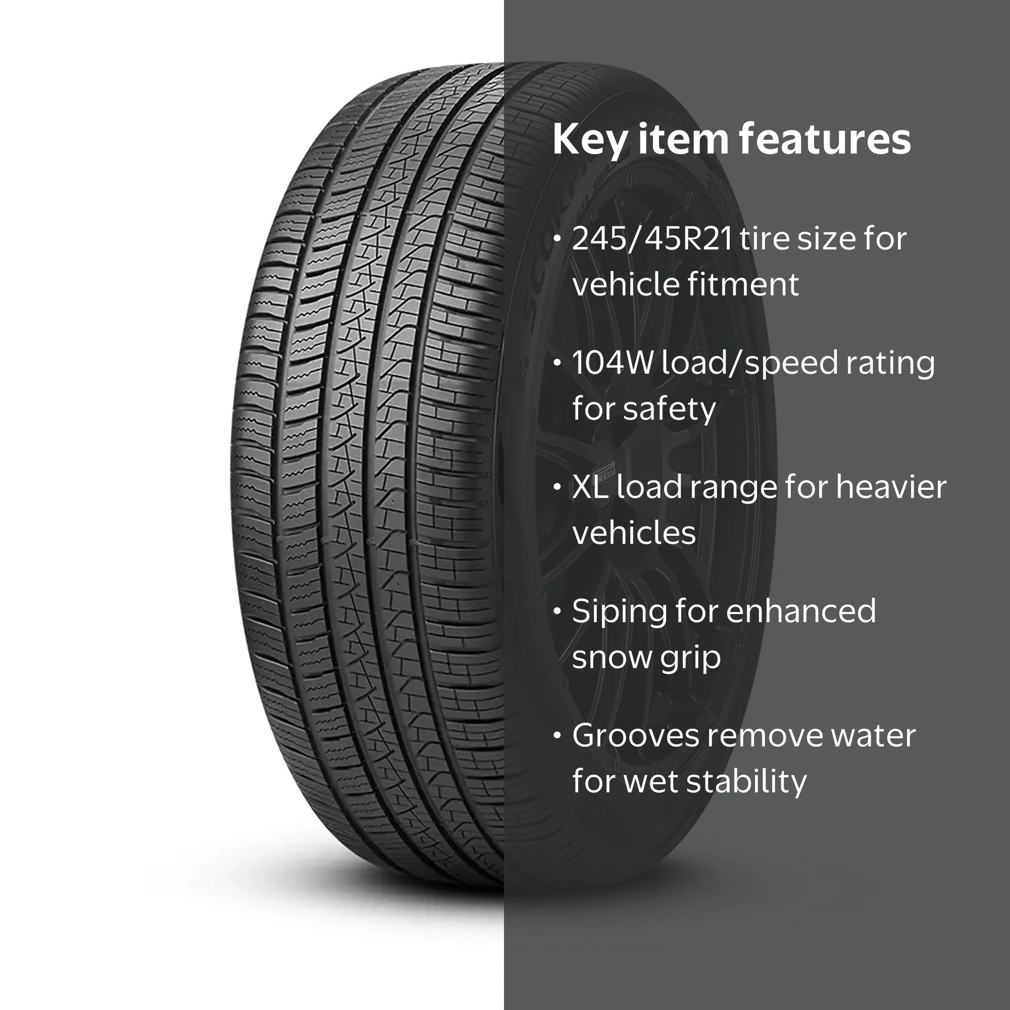 エミールガレ 245/45R21XL 104W PIR SCORPION ZERO ALL SEASON (J) (LR) NCS