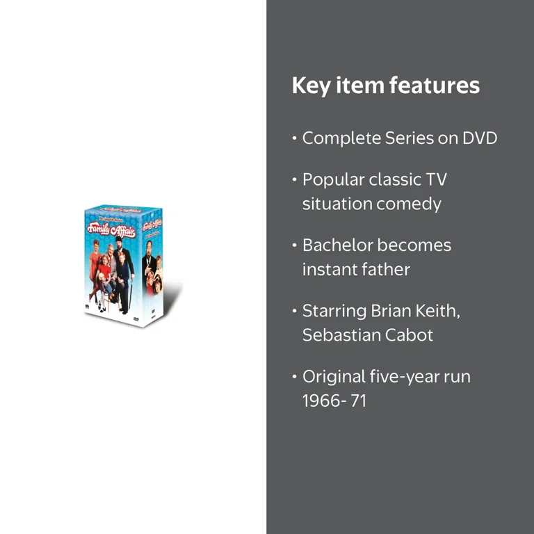 Mpi Home Video Comedy: Family Affair - The Complete Series DVD