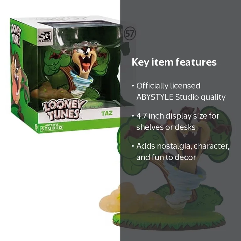 ABYstyle Studio Looney Tunes Tasmanian Devil Taz 4.7