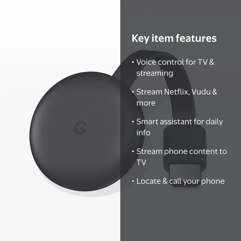 Google Smart TV Kit with Home Mini & Chromecast - Stream & Control