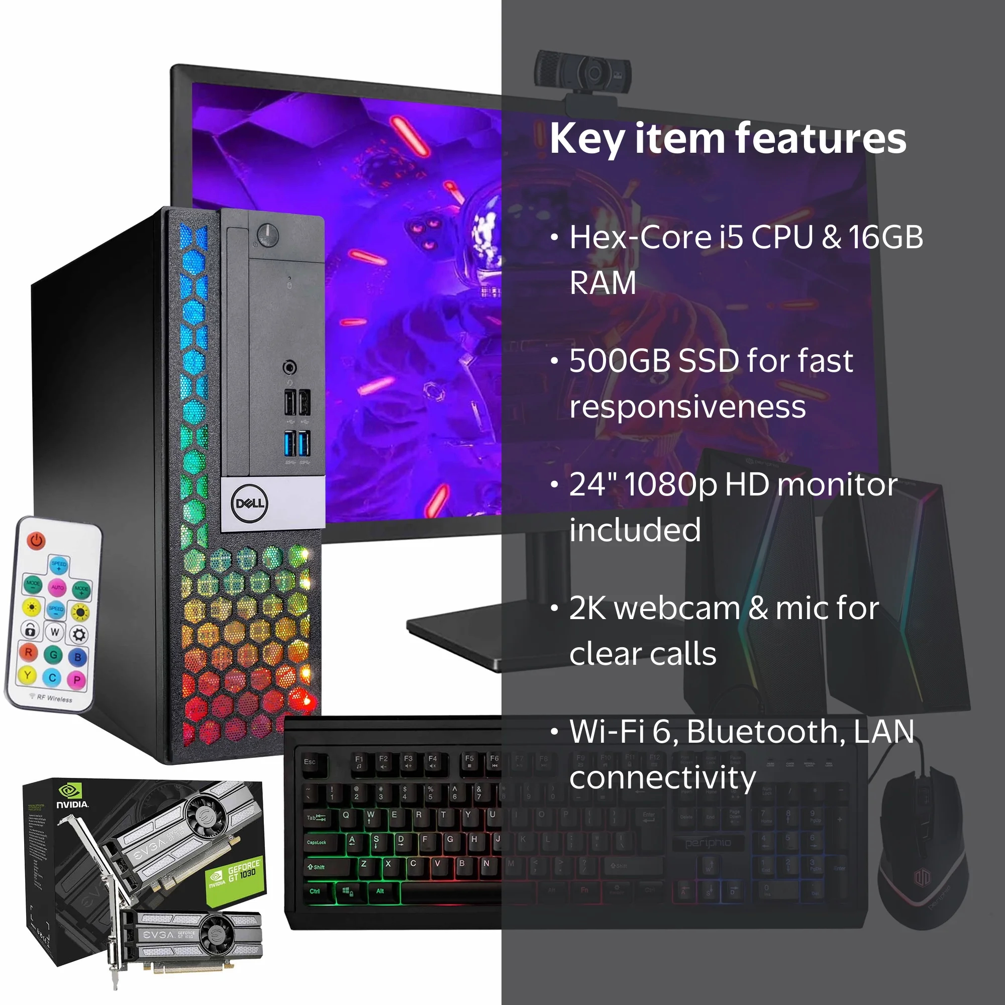Dell Optiplex 7050 Desktop Computer with CPU: Intel i5, 16GB DDR4