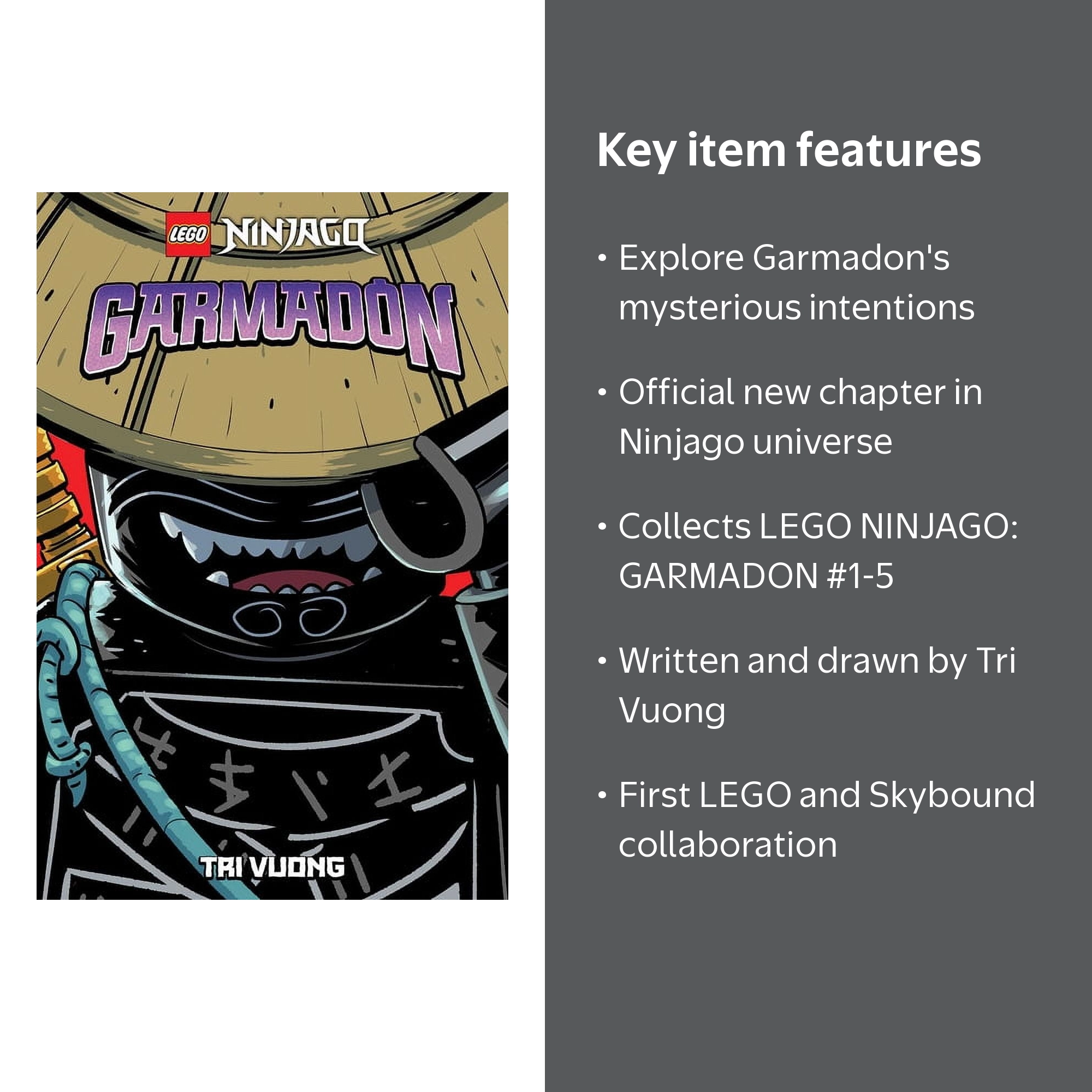 Tri Vuong, LEGO Ninjago comic book, Garmadon Volume 1, Paperback