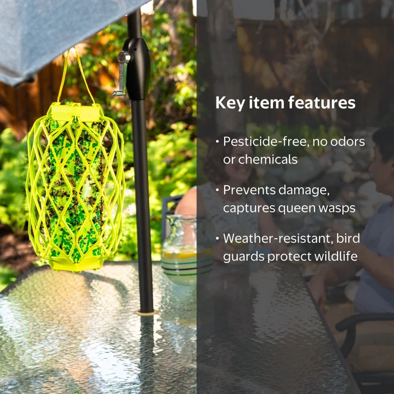 プラピール3set＋TOKSTICK 3 pack) RESCUE! Outdoor Hanging TrapStik for Wasps, Mud Daubers