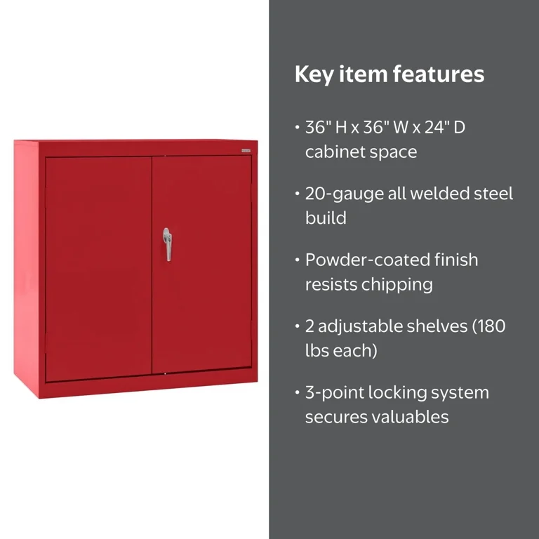 Sandusky Boisdale 20-Gauge Welded Steel Garage Storage Cabinet
