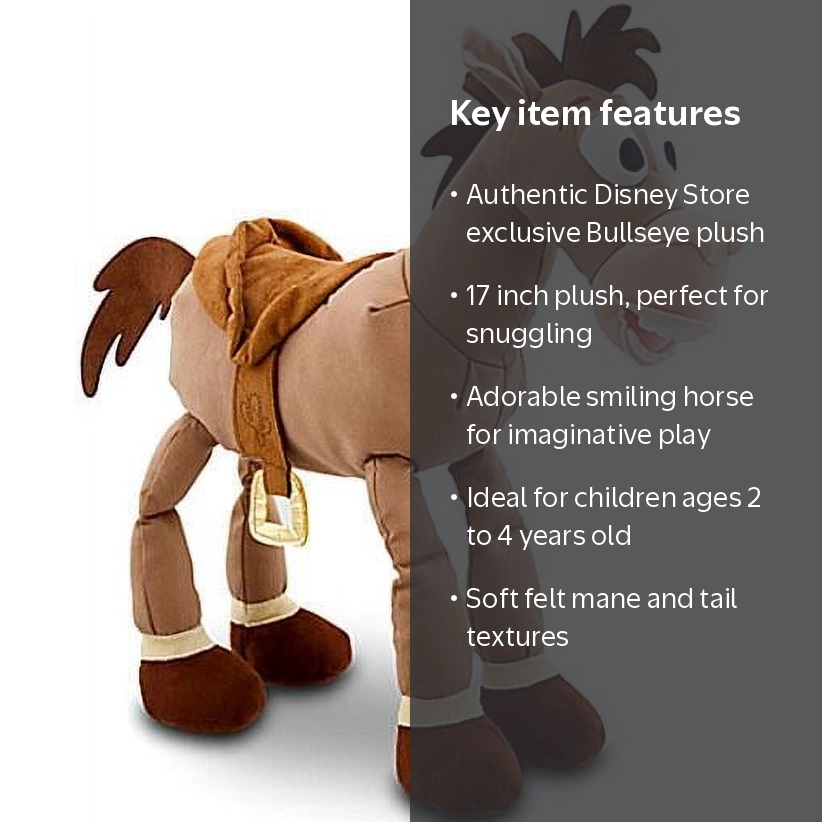 Disney, Toy Story Bullseye Plush, 17 inches, Brown - Walmart.com