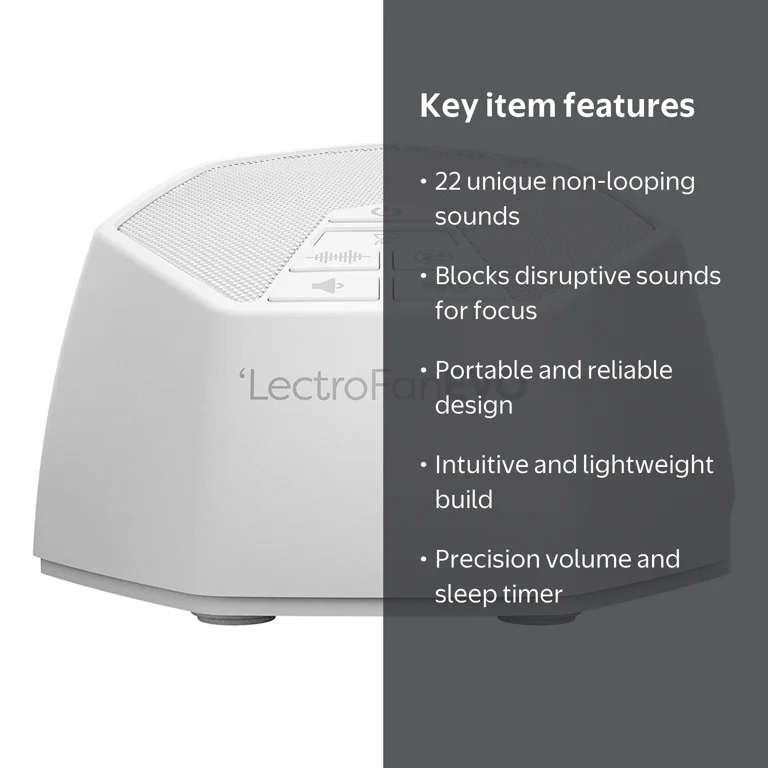 Adaptive Sound LectroFan EVO White Noise Machine - 22 Sounds Adaptive Sound LectroFan EVO White Noise Machine - 22 Sounds