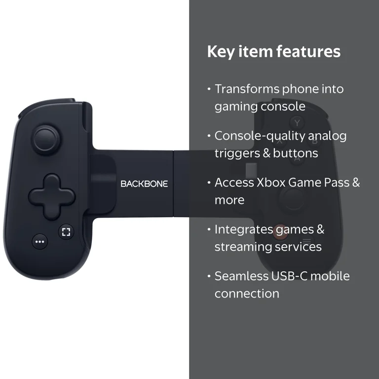 Backbone One Gamer Gamepad - USB-C Mobile Gaming Controller for