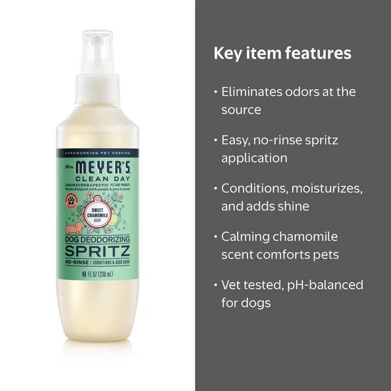 Mrs. Meyer's Clean Day Dog Deodorizing Spray, Sweet Chamomile