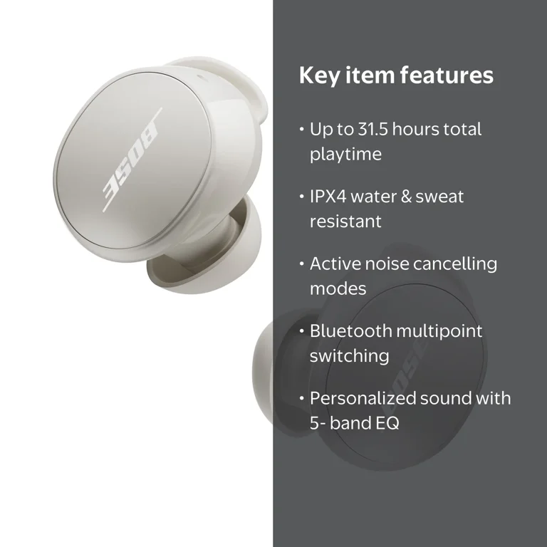 Bose QuietComfort Earbuds, Wireless Noise Cancelling Earbuds