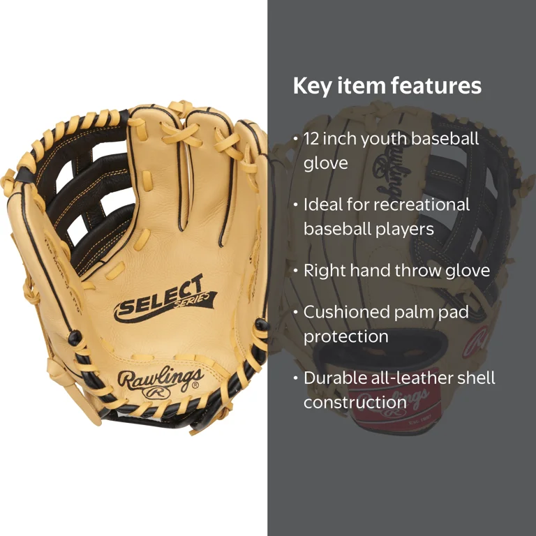 Rawlings | Select Series Mark of a Pro Youth Baseball Glove | 12
