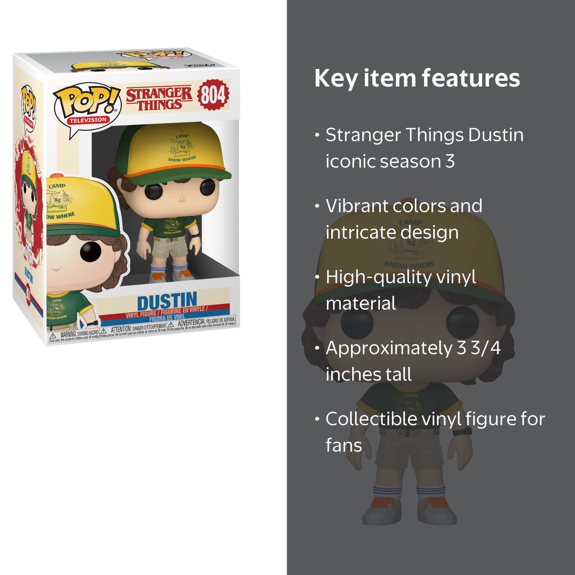 Funko POP! Stranger Things Television Series - Dustin at Camp