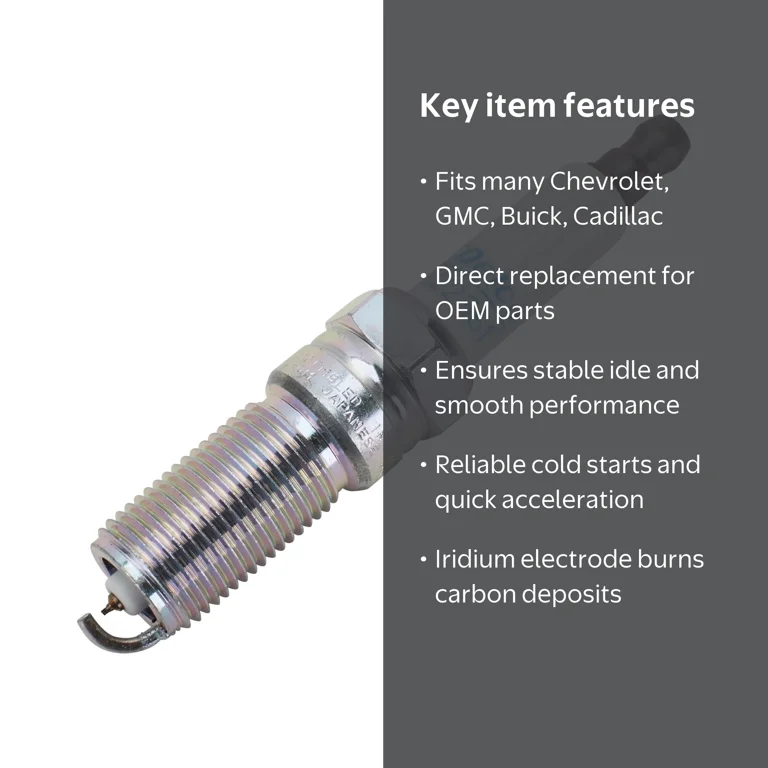ACDelco 41-109 Spark Plug Fits select: 2012-2013 CHEVROLET IMPALA