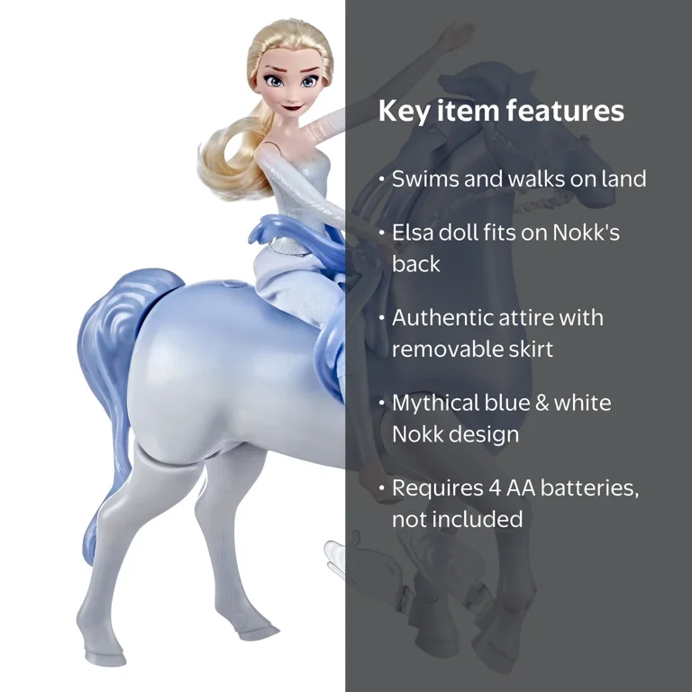 Disney's Frozen 2 Light Princess Elsa Fashion Doll and Swim, Walk