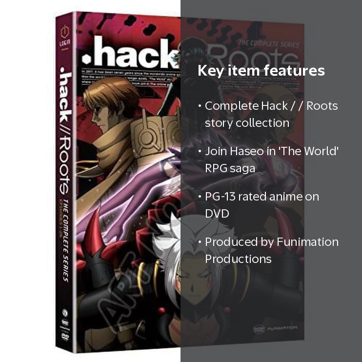 Hack / / Roots: Complete Box Set (DVD), Funimation Prod, Anime
