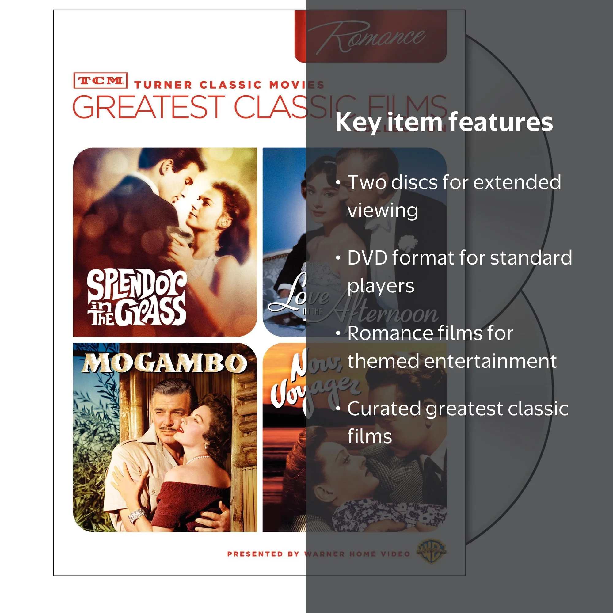 TCM Greatest Classic Films Collection: Romance (DVD) - Walmart.com