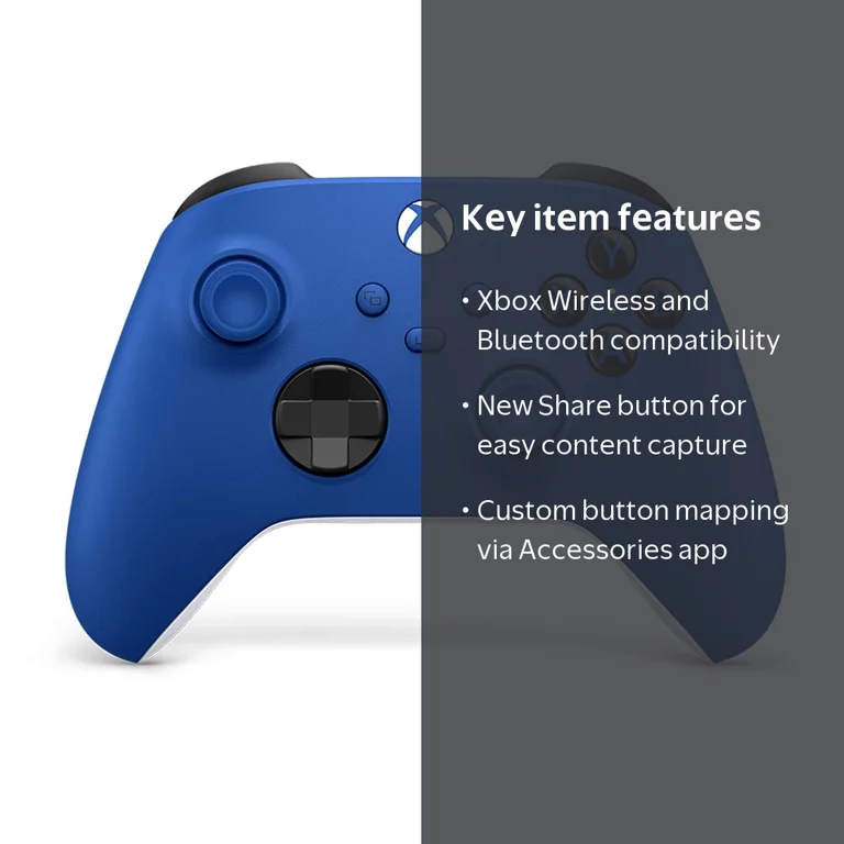 Microsoft Xbox Series S X Shock Blue Wireless Controller 2023 Box