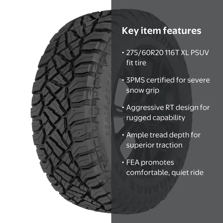 Sailun, Tire, RUGGED OFF-ROAD TRACTION, 275/60R20 116T XL PSUV