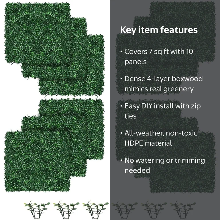 4-Layer Grass Wall Panels, 10 4-Layer Grass Wall Panels, 10
