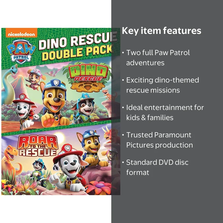 【中古】「非常に良い」Paw Patrol: Dino Rescue Double Pack [DVD] Paw Patrol: Dino Rescue Double Pack (DVD), Paramount, Kids
