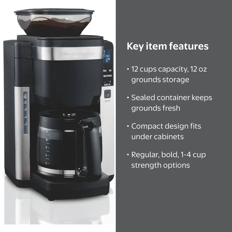 Hamilton Beach Auto Grounds Dispensing Coffee Maker Model# 45400
