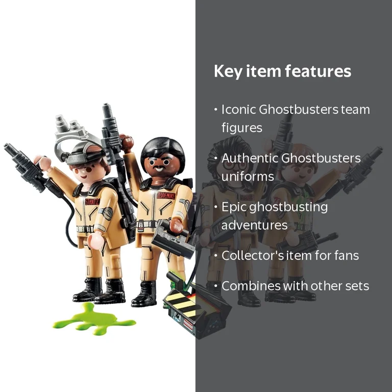 PLAYMOBIL Ghostbusters Toy Set - 4 Pack Figure Set for Kids