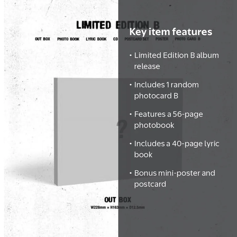 Bighit Music, CD, First Howling: NOW Limited Edition B with