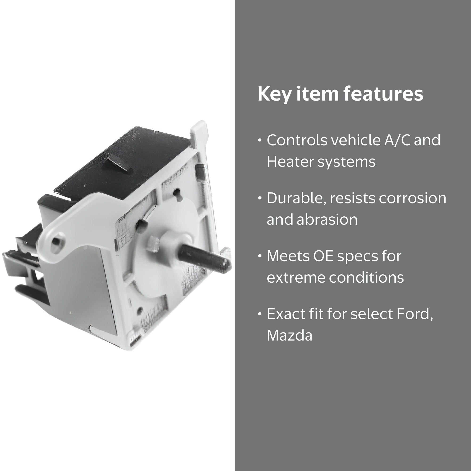 Motorcraft HVAC Heater Control Switch YH-1487 Fits select: 1998