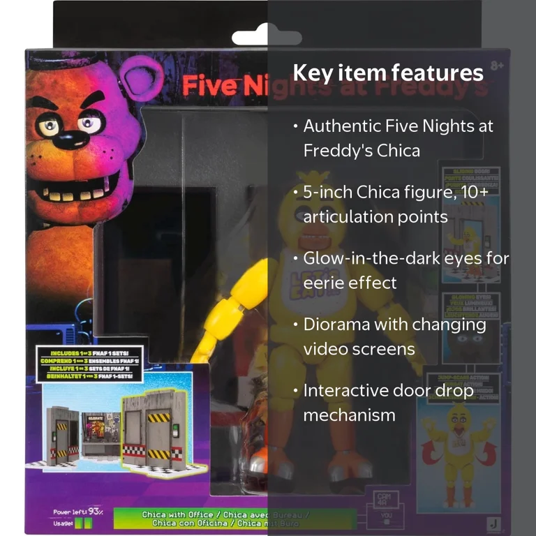 Jazwares Five Nights at Freddy's Classic Chica Set - 5-Inch