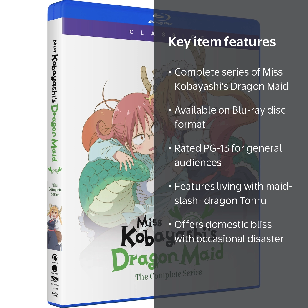 Miss Kobayashi's Dragon Maid: The Complete Series Blu-ray