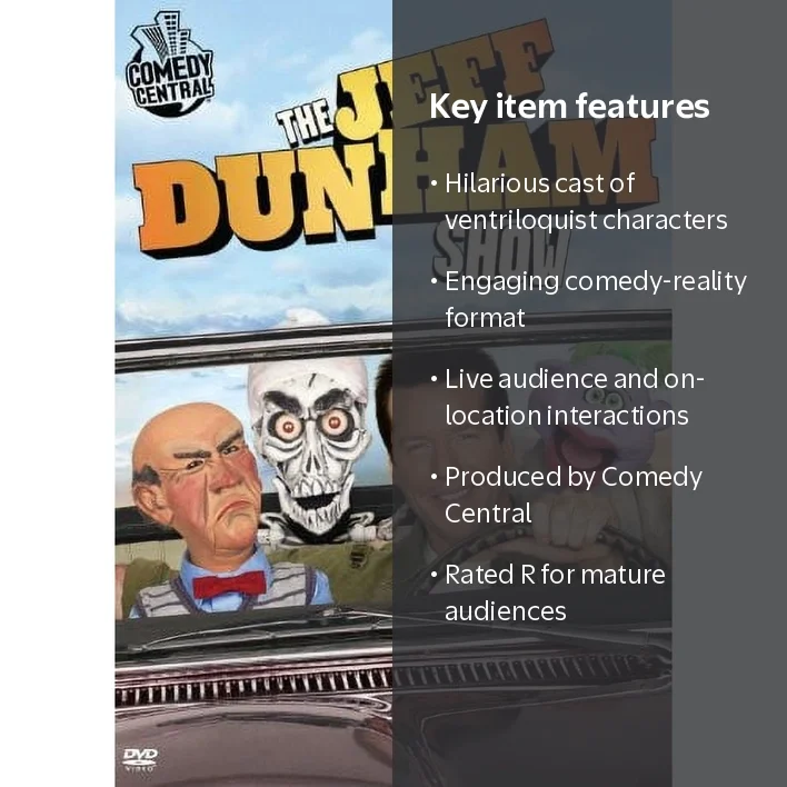 Paramount, The Jeff Dunham Show DVD, Comedy Reality Series