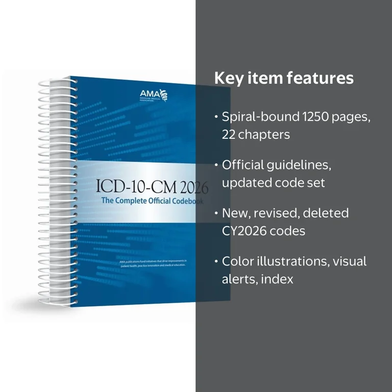 ICD-10-CM 2026 the Complete Official Codebook, (Spiral-Bound