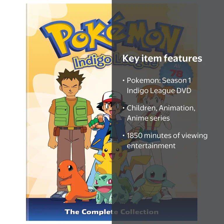 Pokemon: Season 1 Indigo League Complete Collection, DVD, 1850