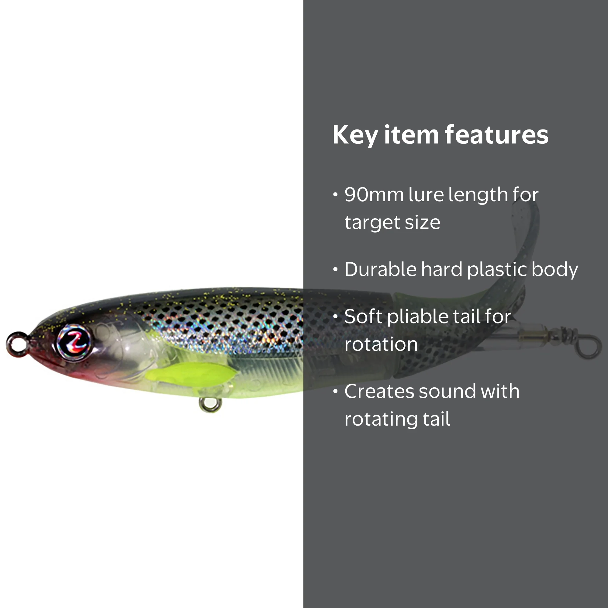 R2S Whopper Plopper 90 T1000 Hard Plastic Fishing Lure - Walmart.com